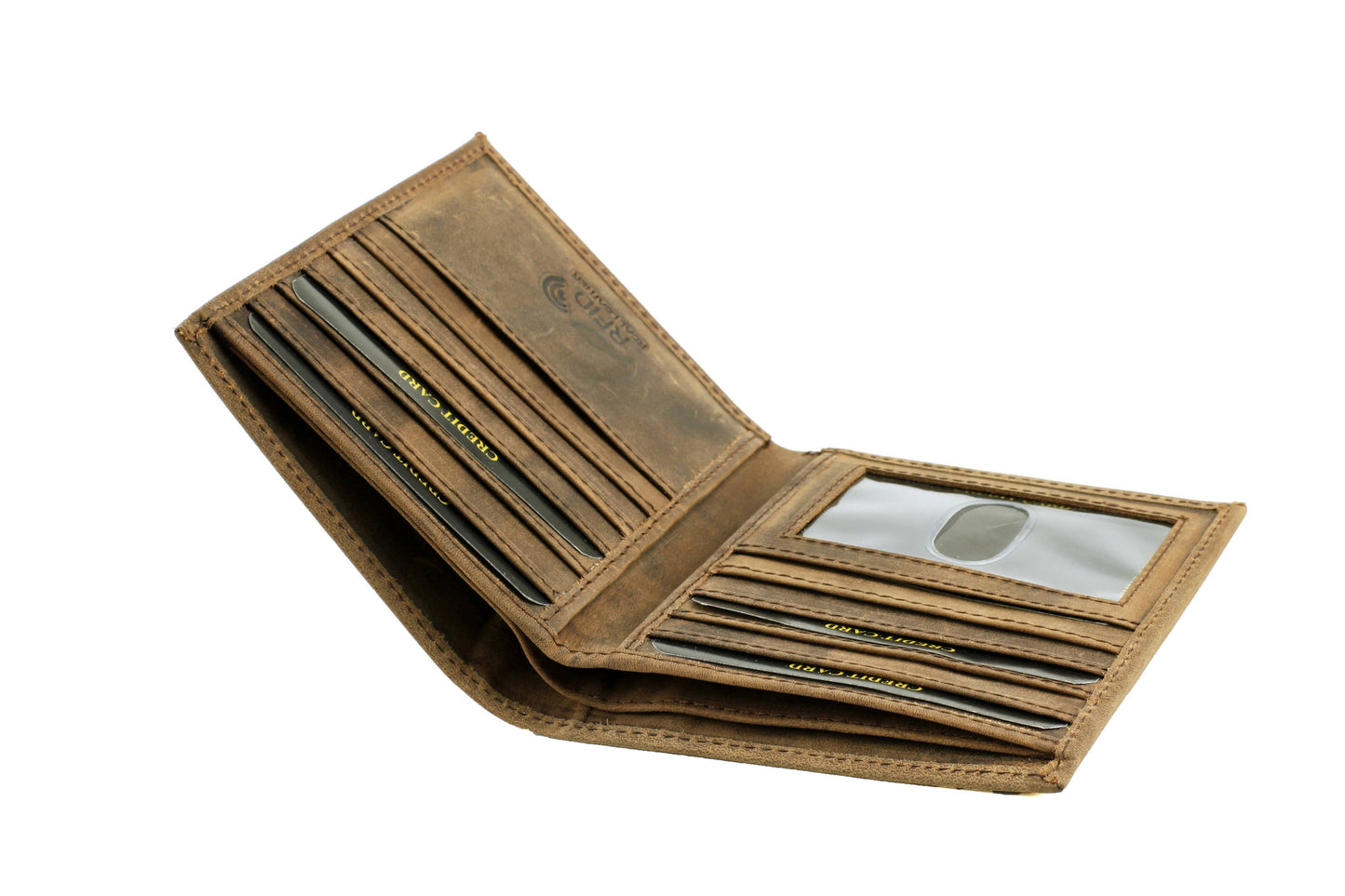 Leather Hipster Bi-fold Wallet