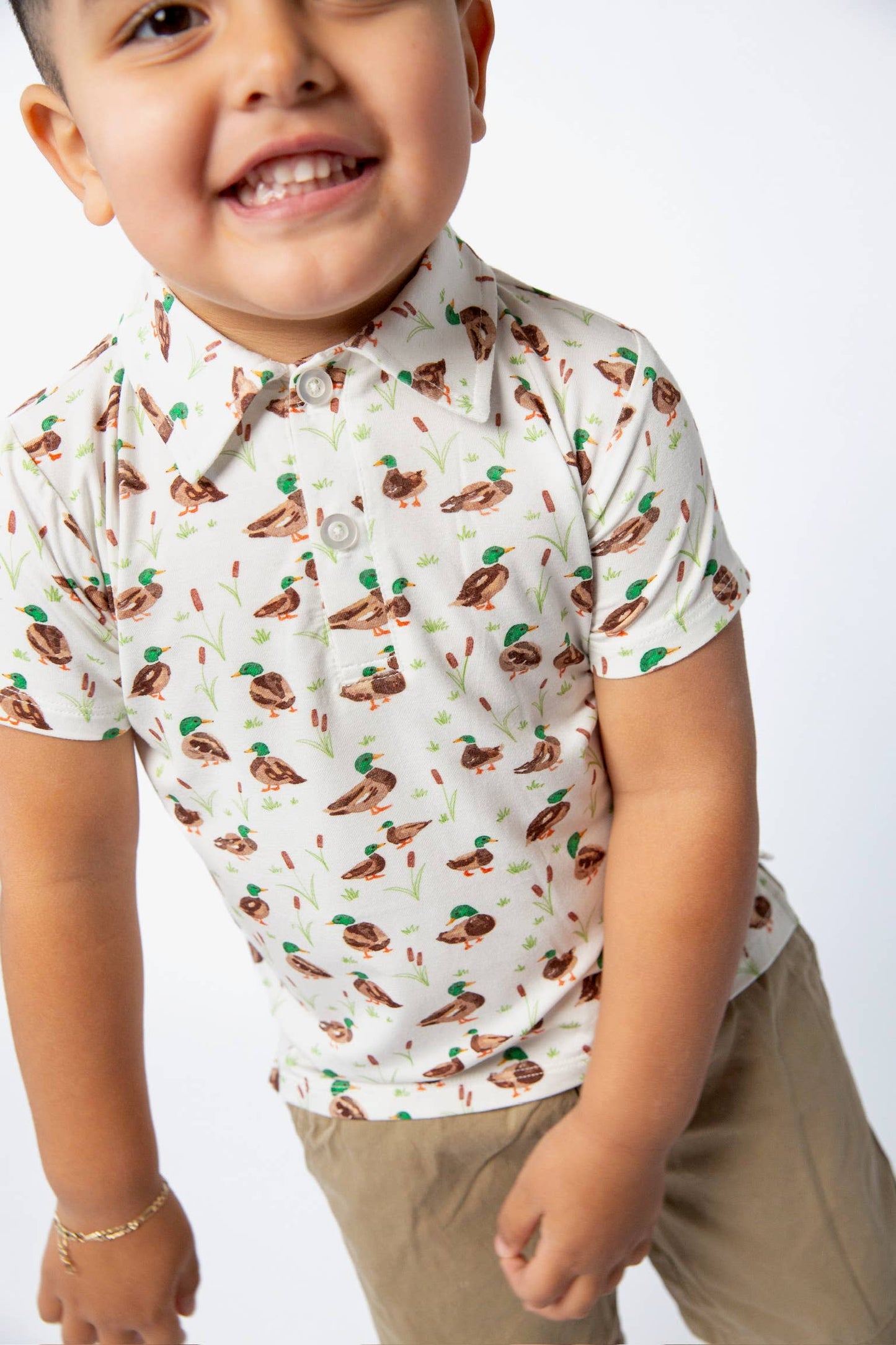 Mallard Drake Ducks- SS Polo Shirt