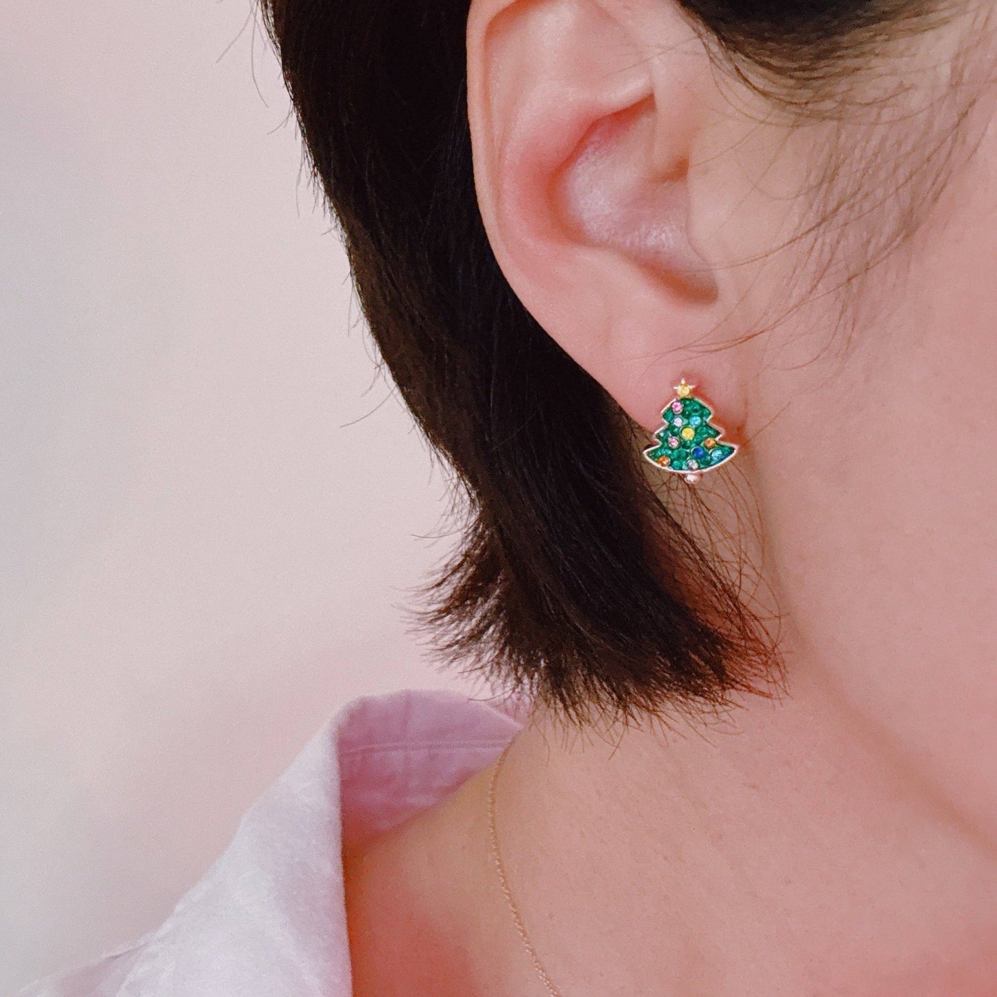 Holly Jolly Christmas Stud Earring Set