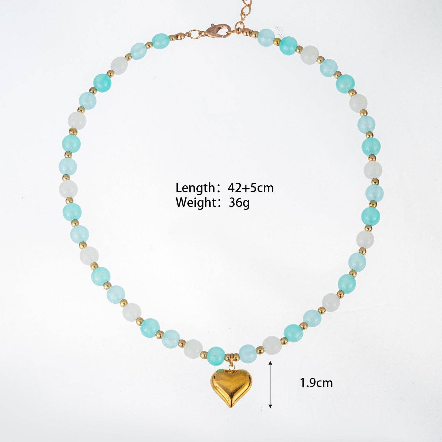Heart Beaded Necklace