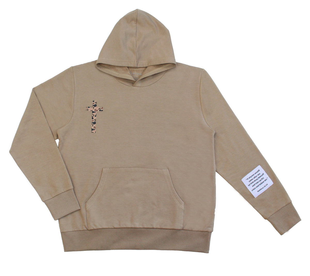 In the Lord's Army Tan Adult Hoodie