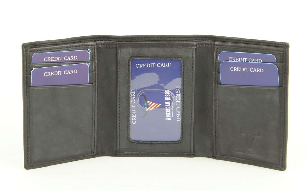 American Bison Trifold Wallet