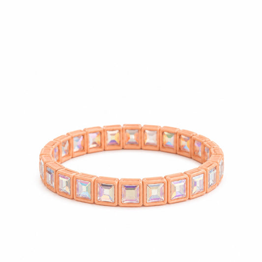 Beige Rhinestone Bracelet
