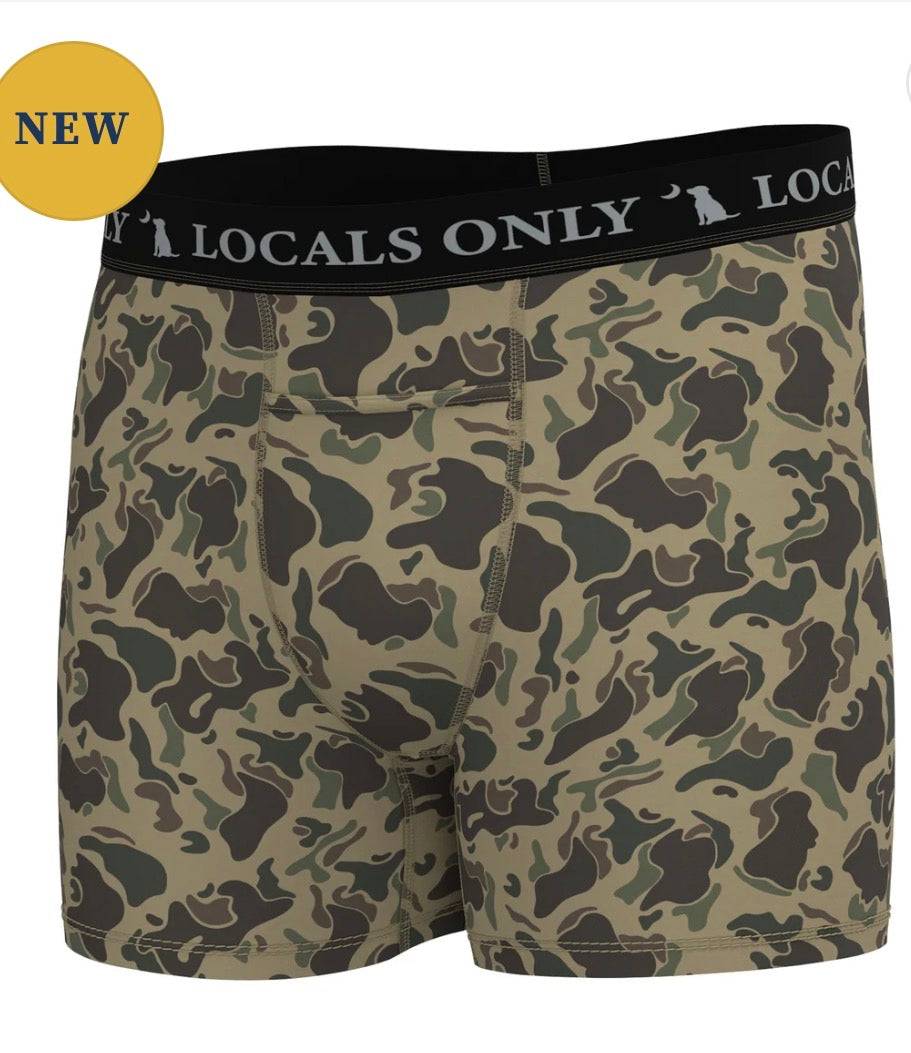 Local Boy Men’s Boxer Briefs Retro Camo