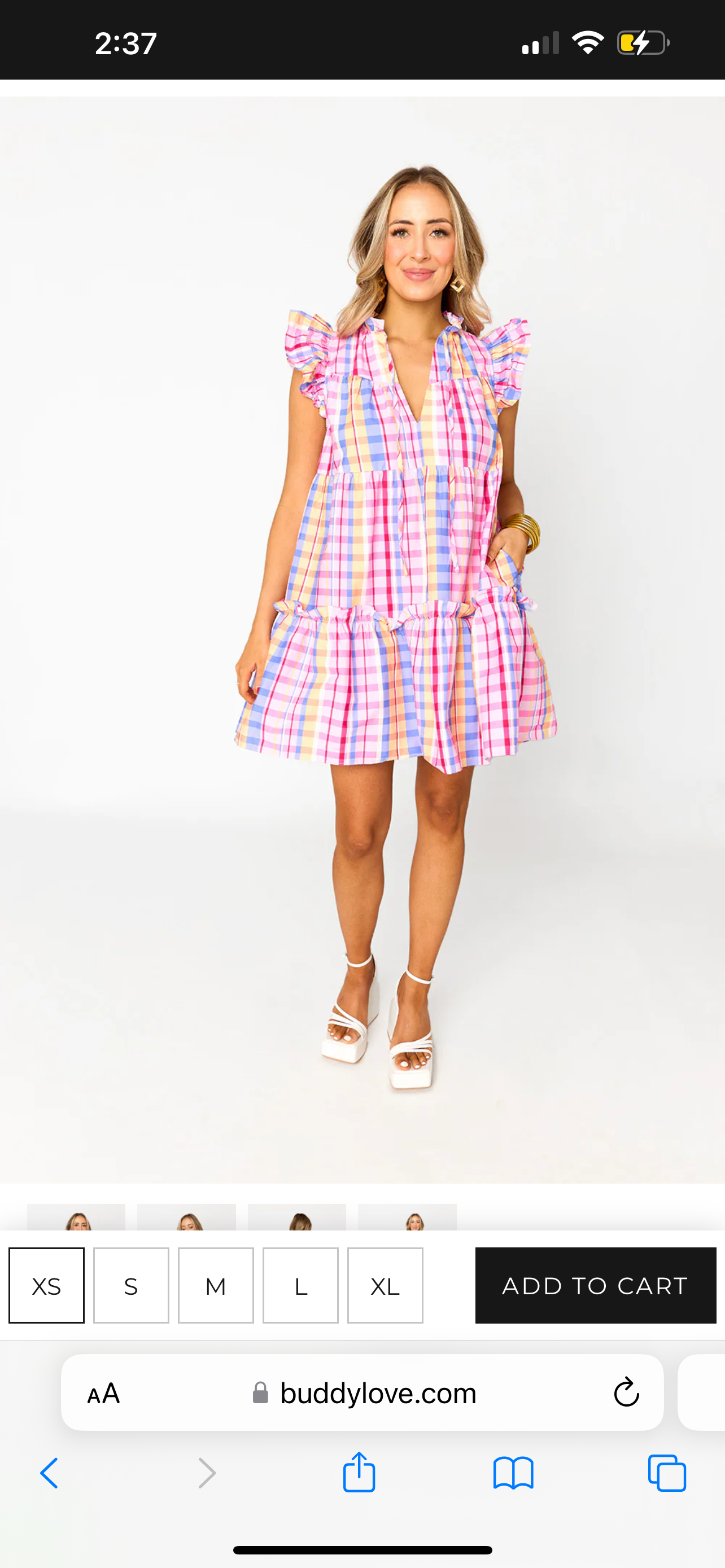 Buddy Love Aubrey Dress - Gelato