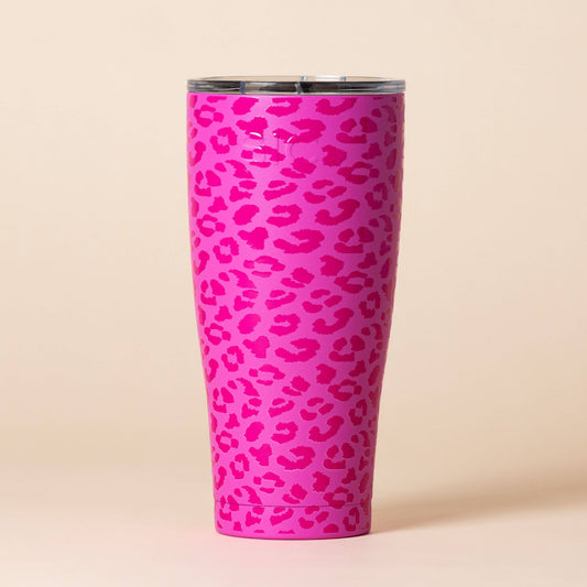 SIC | "Pink Leopard" Stainless Tumblers and Water Bottles