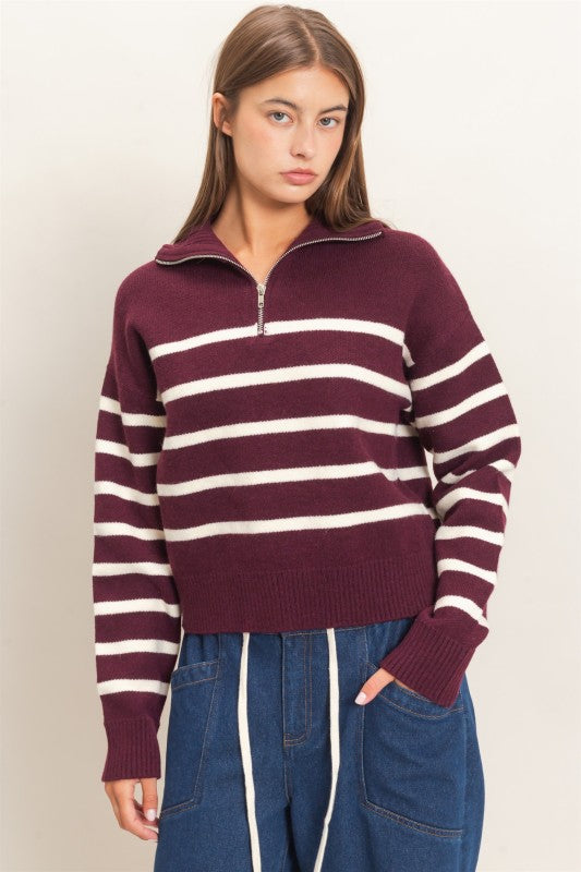 Trinity Half Zip Sweater