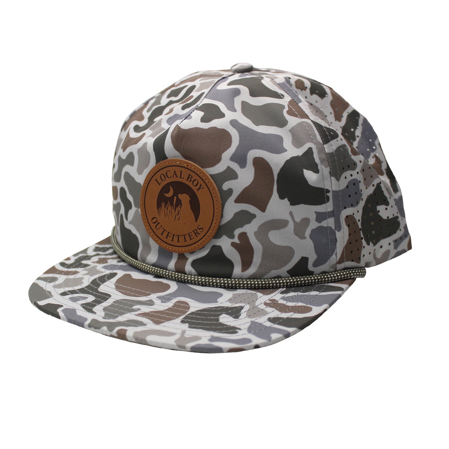 Localflage Leather Patch Hat
