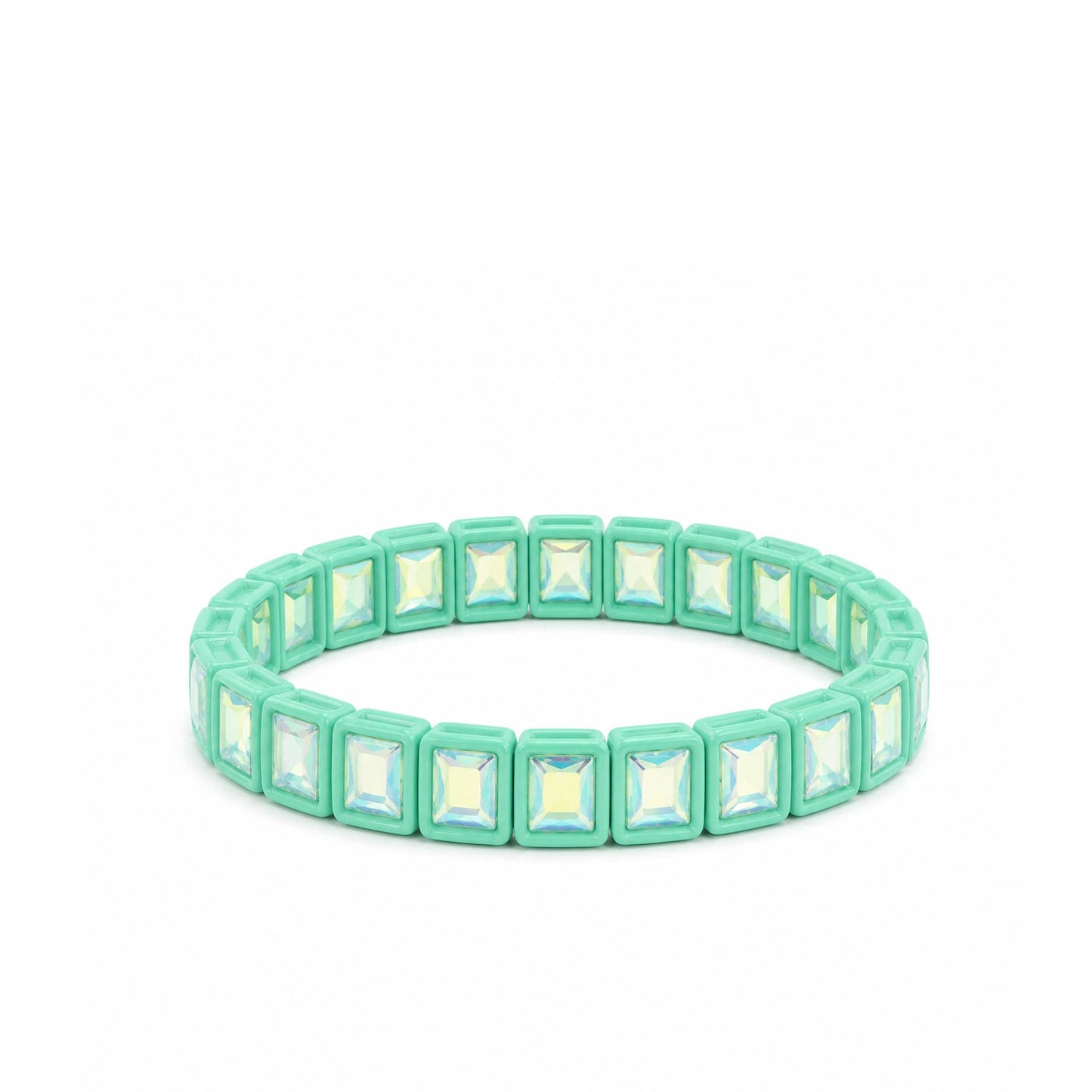 Mint Rhinestone Bracelet