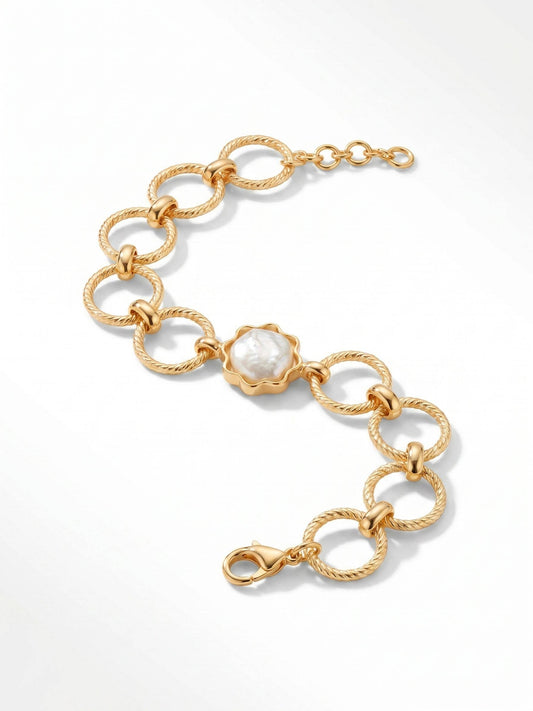 Guinevere Pearl Tennis Bracelet