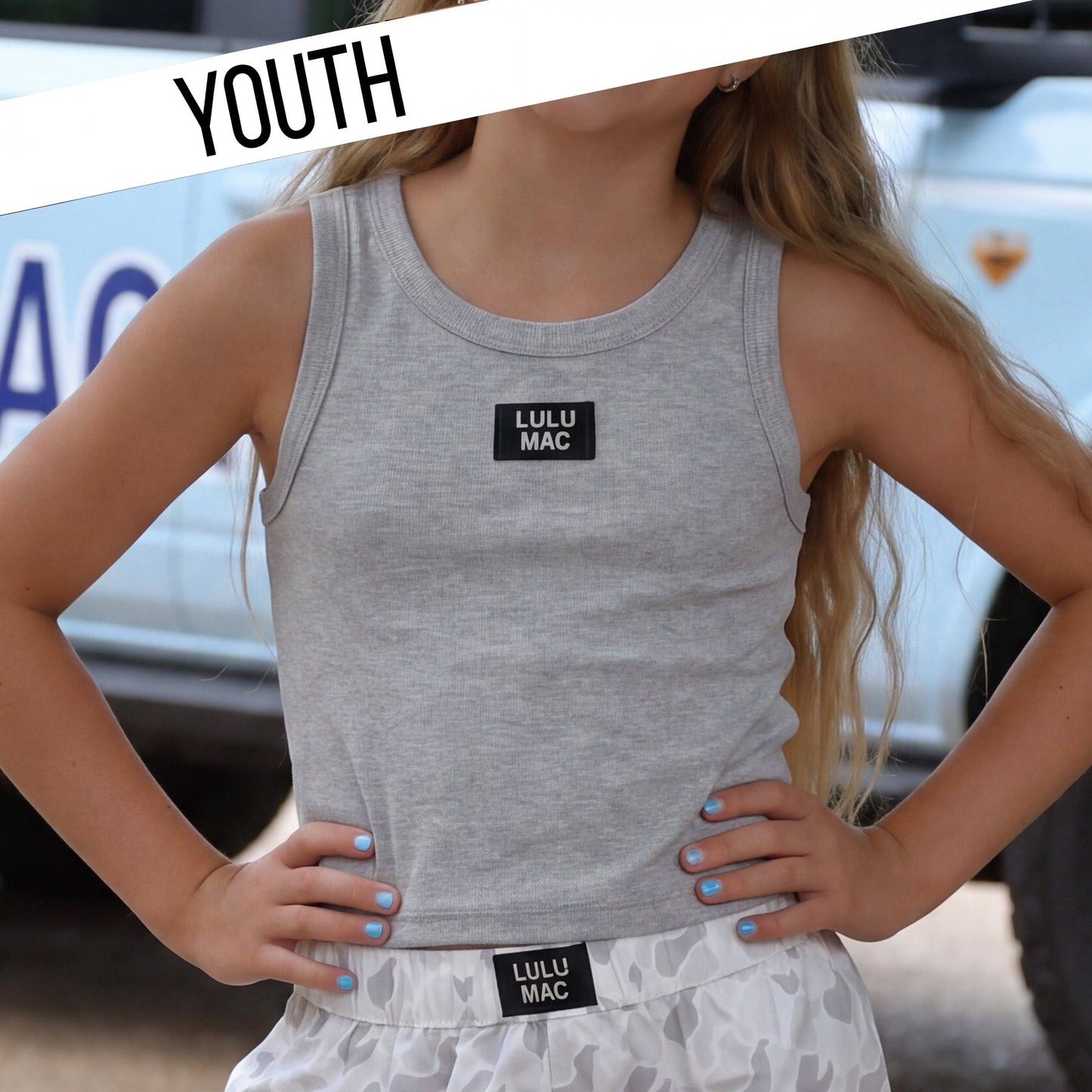 LM Sport Gray Tank - YOUTH