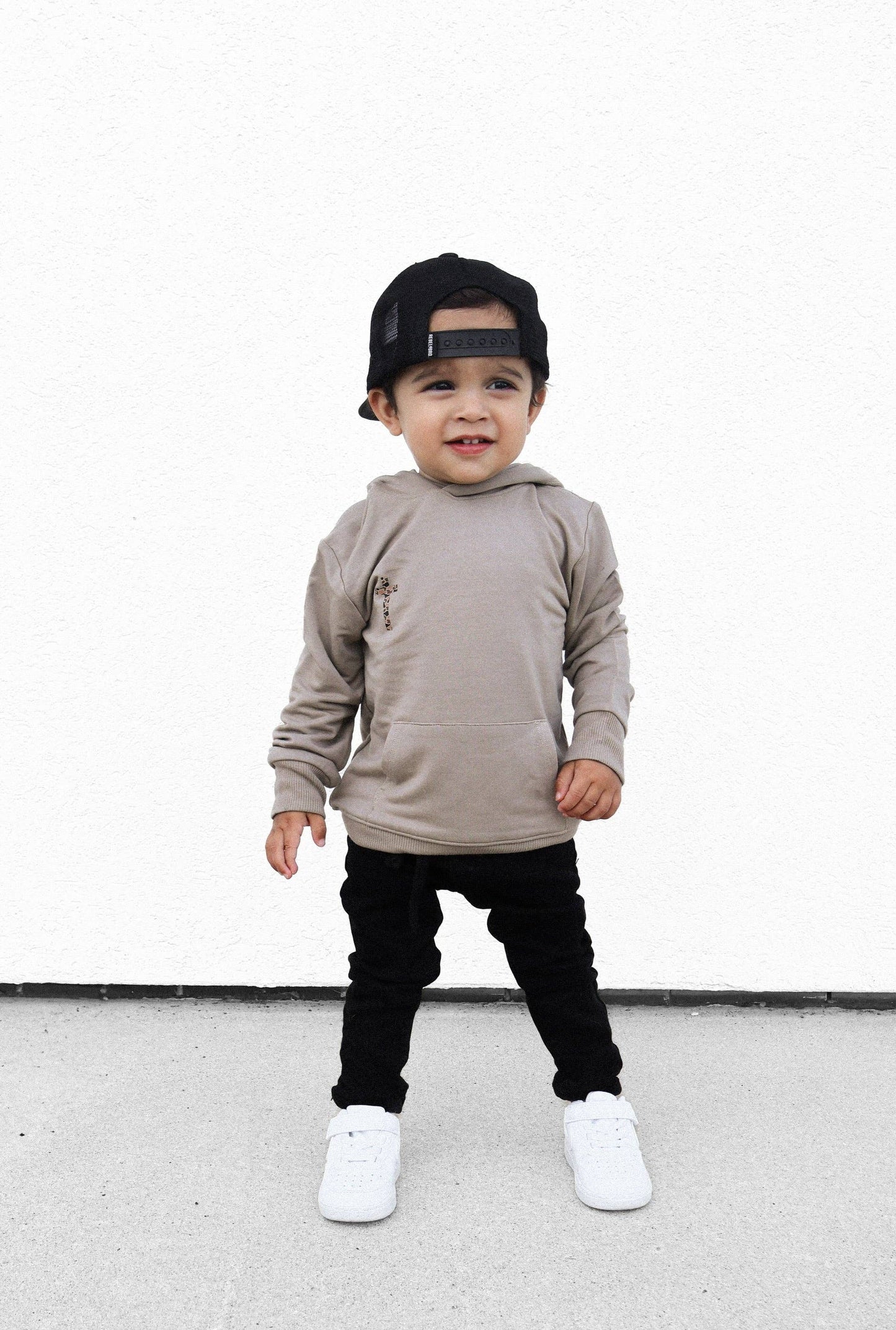 In the Lord's Army Tan Kids Hoodie