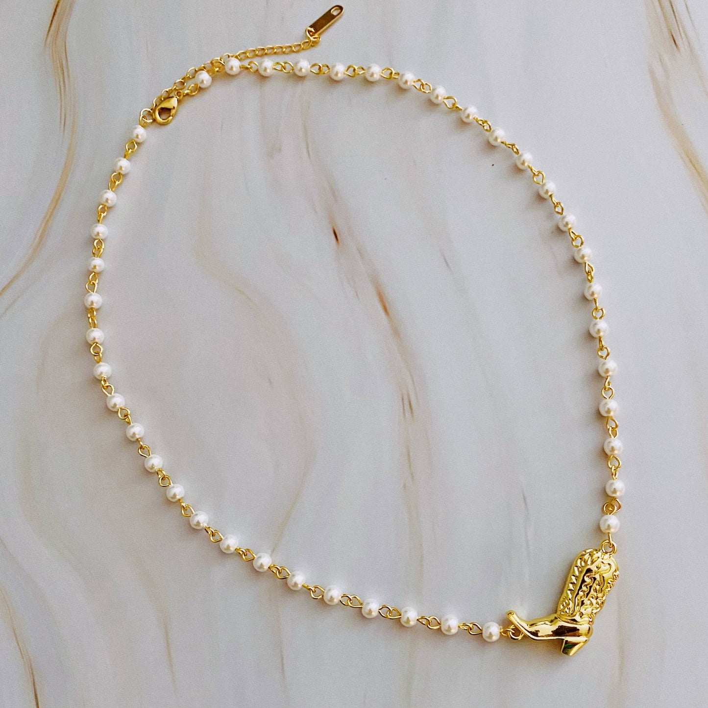 Roughrider Pearl Necklace