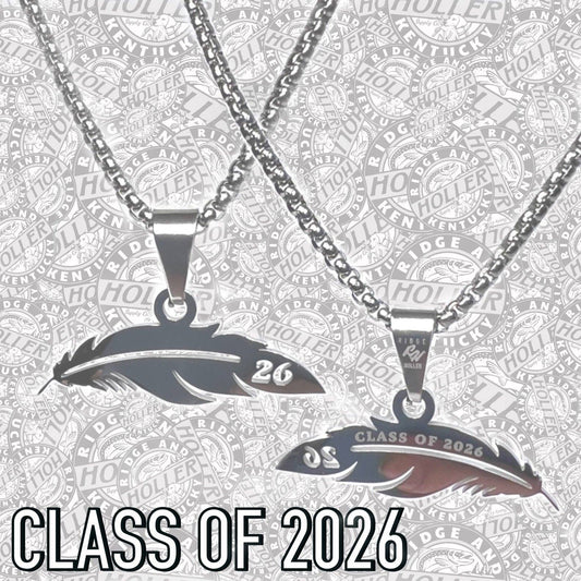 Feather 2026- Stainless Steel Necklace and Pendant