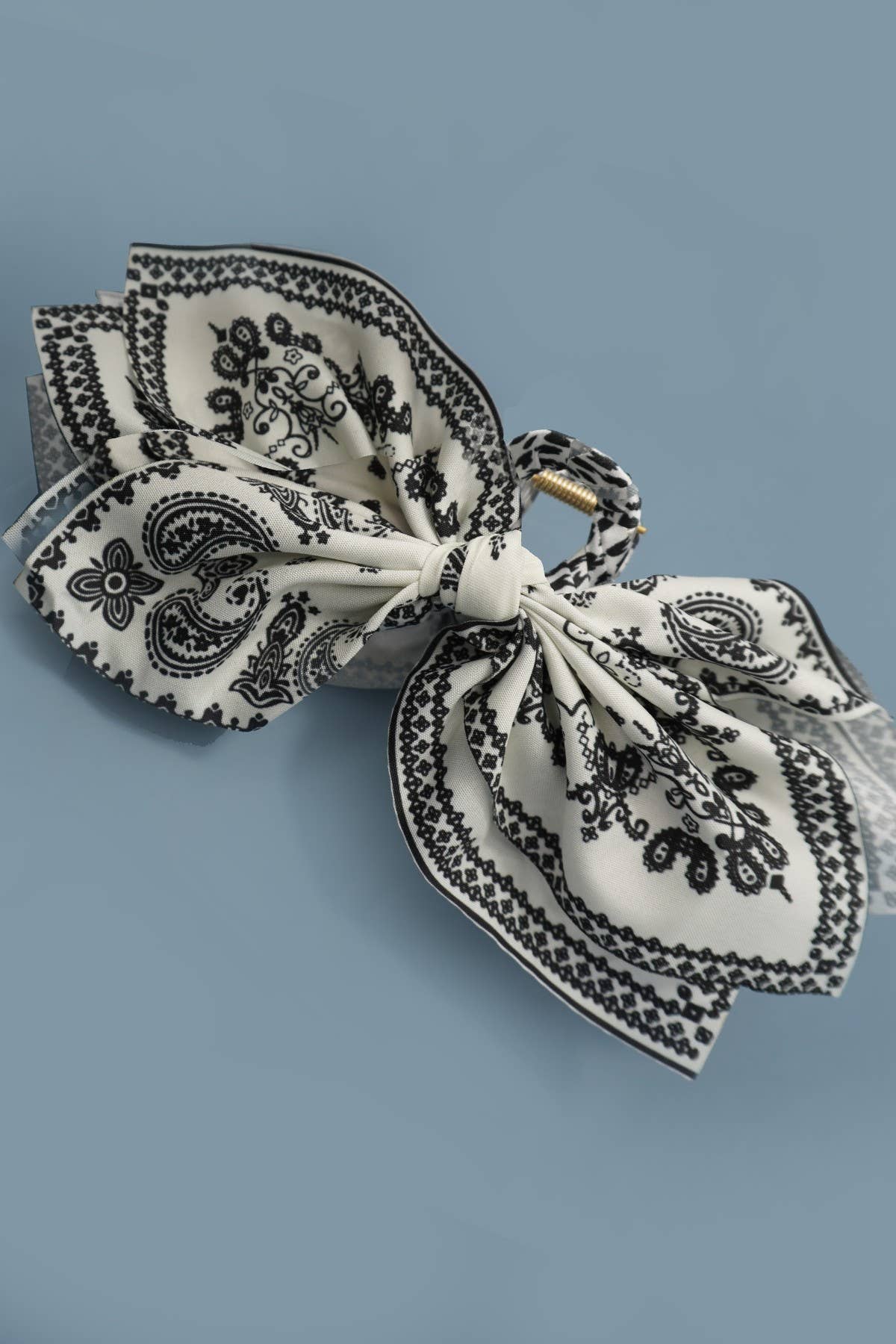 PAISLEY BOHO VINTAGE CLAW CLIPS