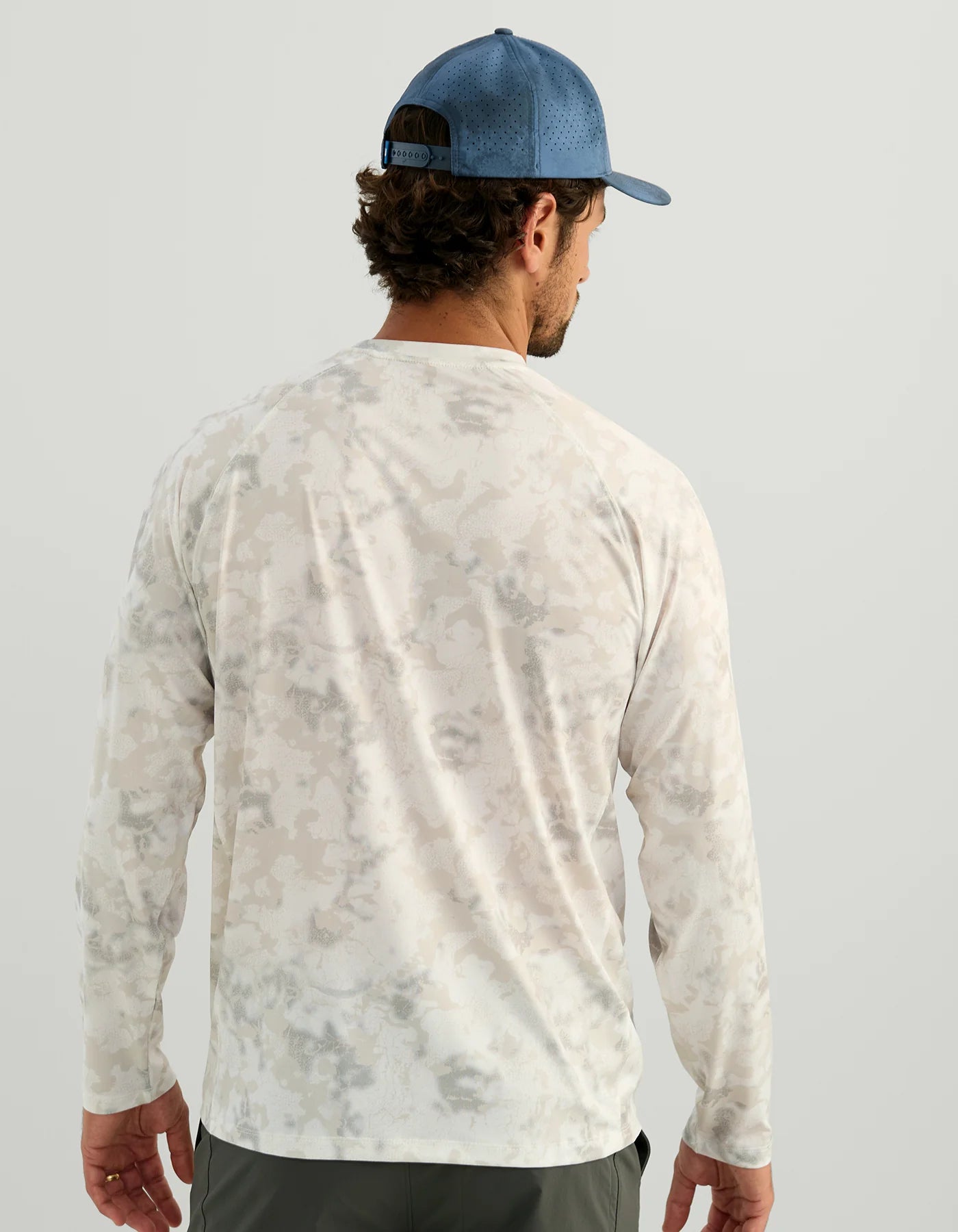 Airweight KC Printed Crew - Egret Tideloom Camo