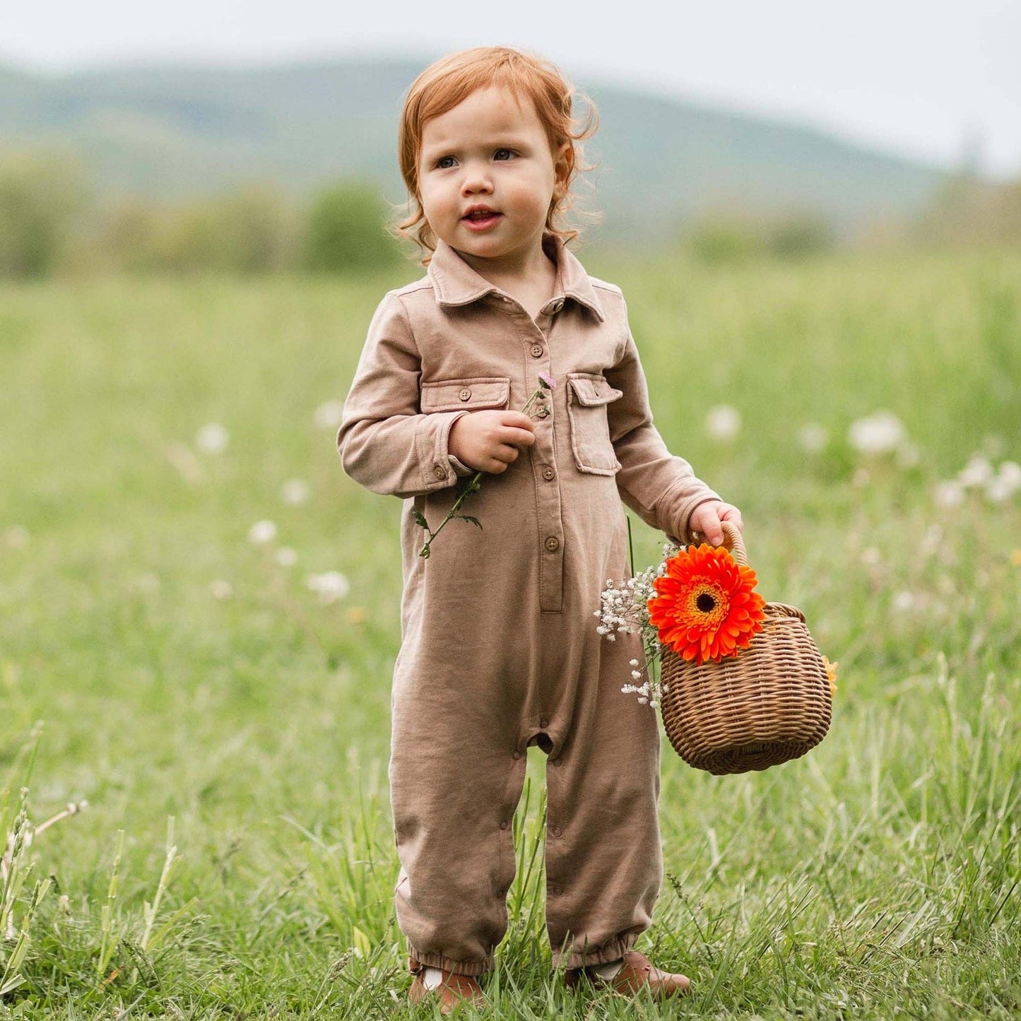 Acid Wash Infant Jumpsuit
