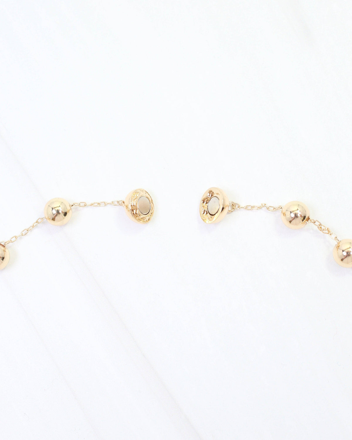 McKayla Beaded Necklace WR Gold
