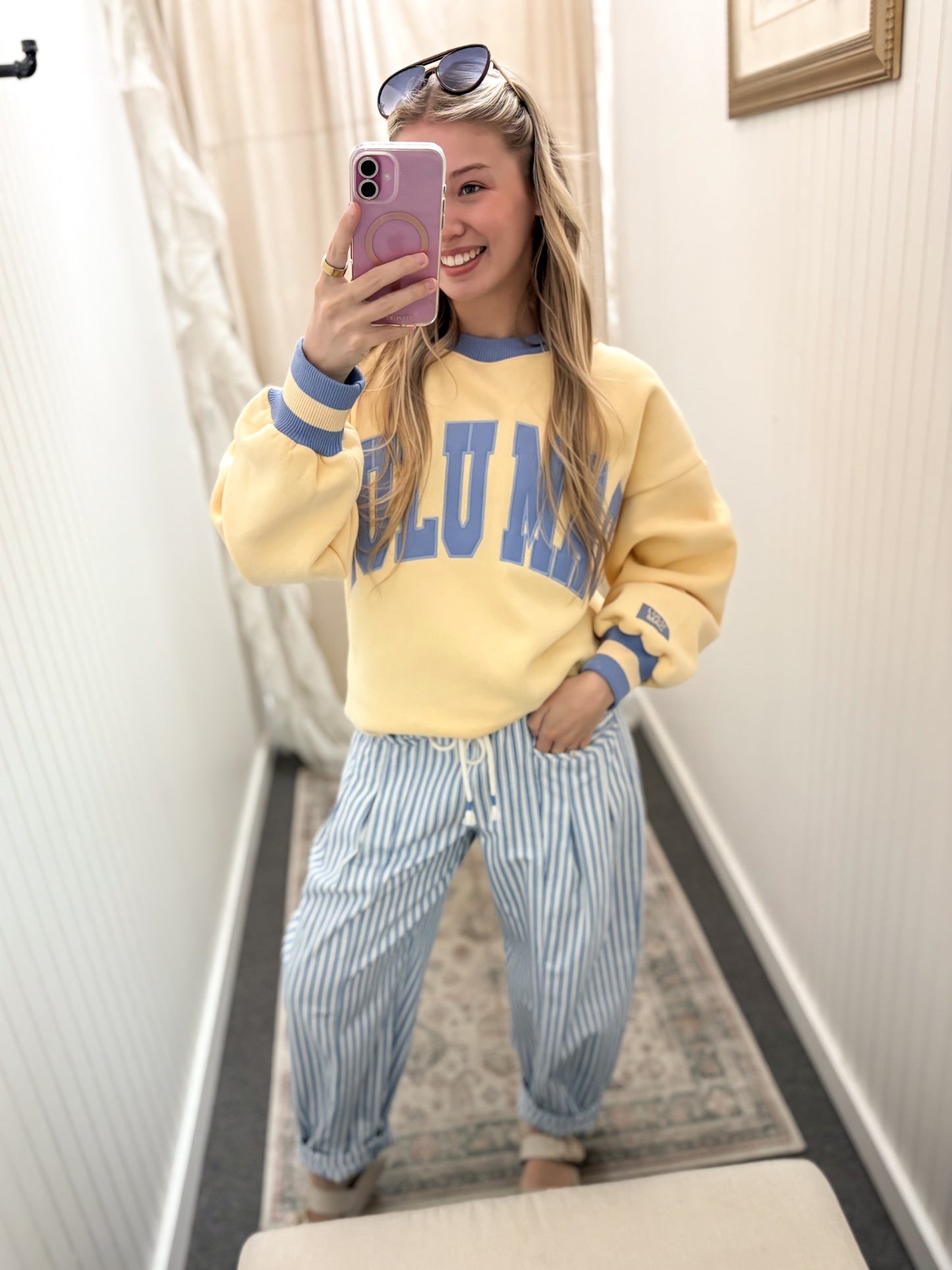 LULU MAC Butter/Lavender Sweatshirt