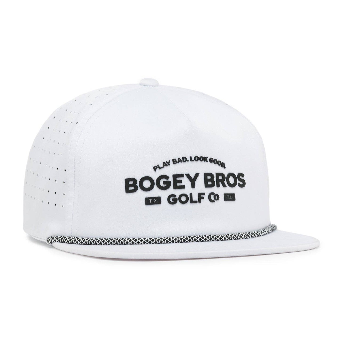 TX20 - Unstructured Flat Bill Hat - Snapback