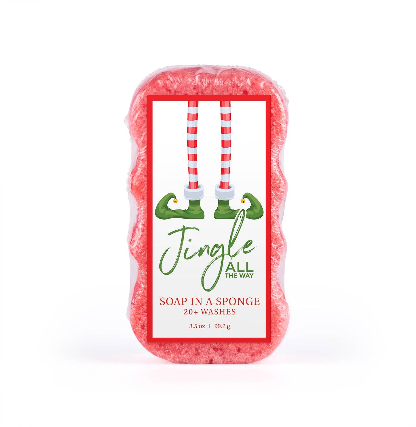Jingle All the Way Soap in a Sponge