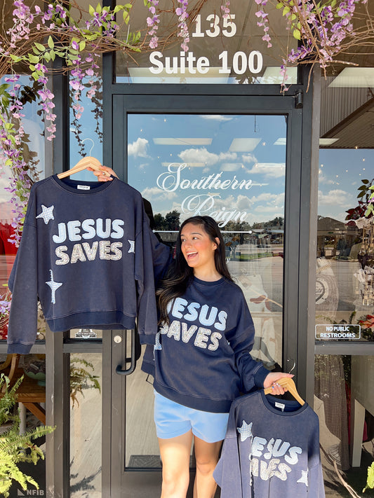 Jesus Saves Sweatshirt