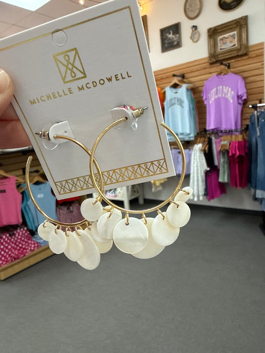 Earrings Cove White