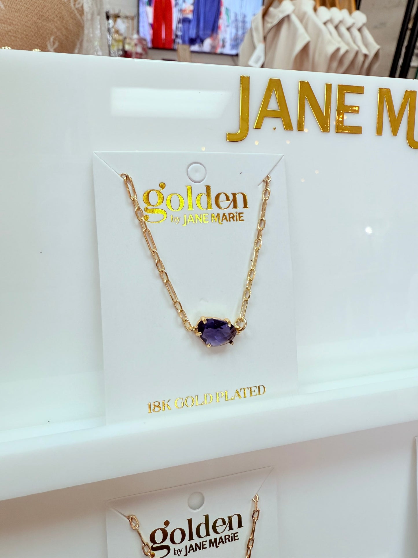 Jane Marie Birthstone Necklaces