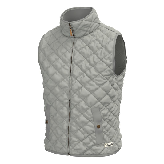 Diamond Quilted Vest - Ash