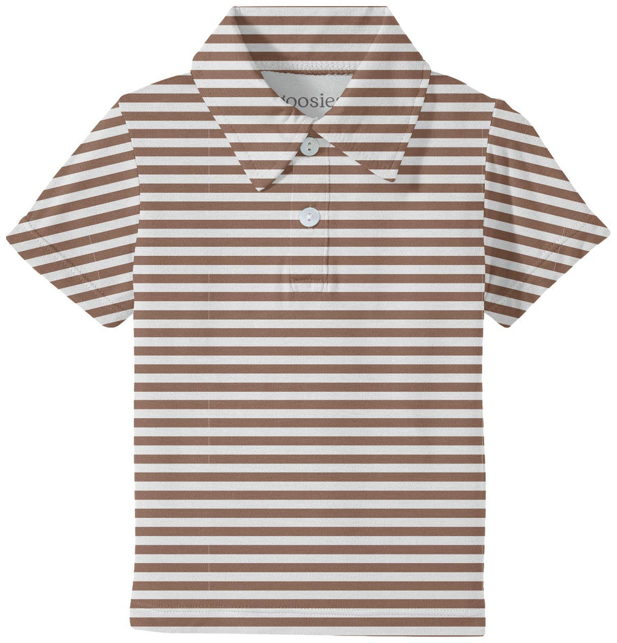 SS Polo Shirt-Chocolate Stripes