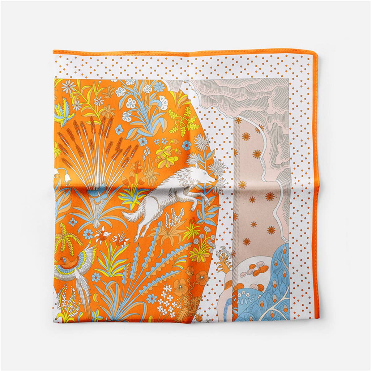 Silk Feel Square Scarf