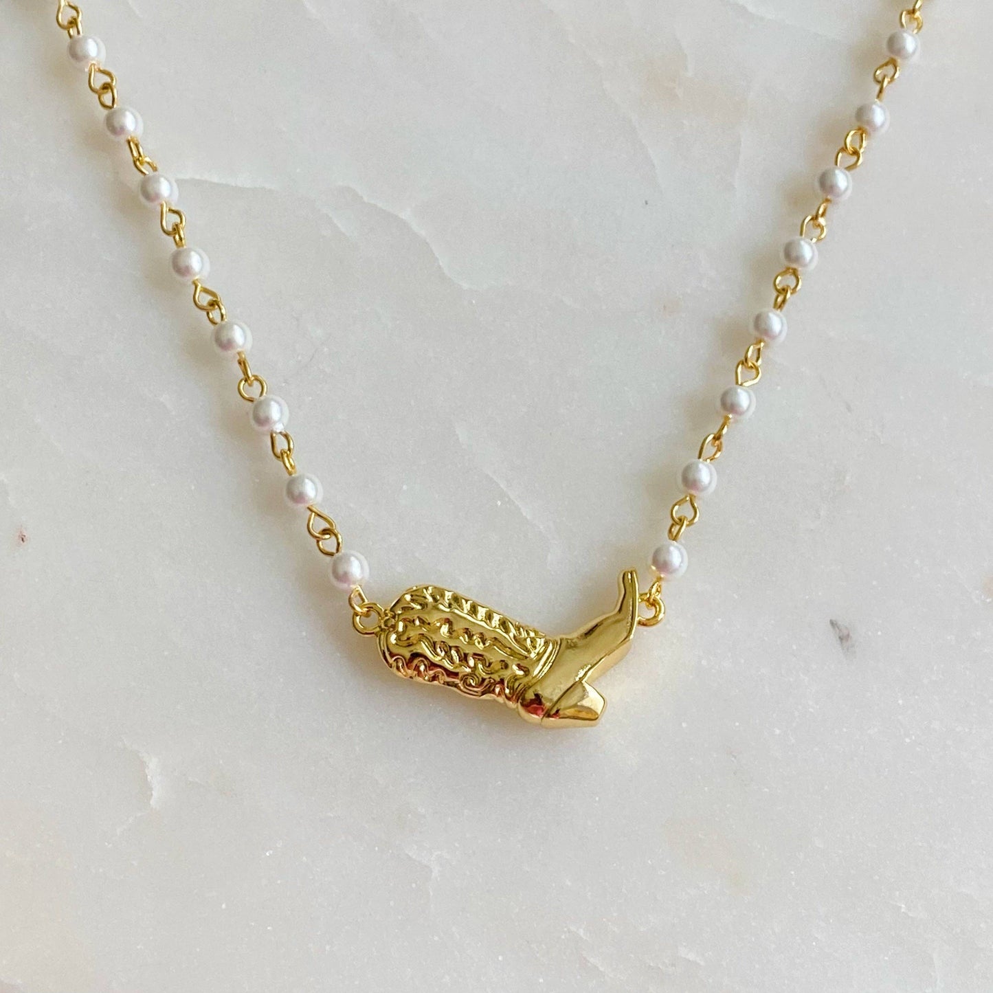 Roughrider Pearl Necklace