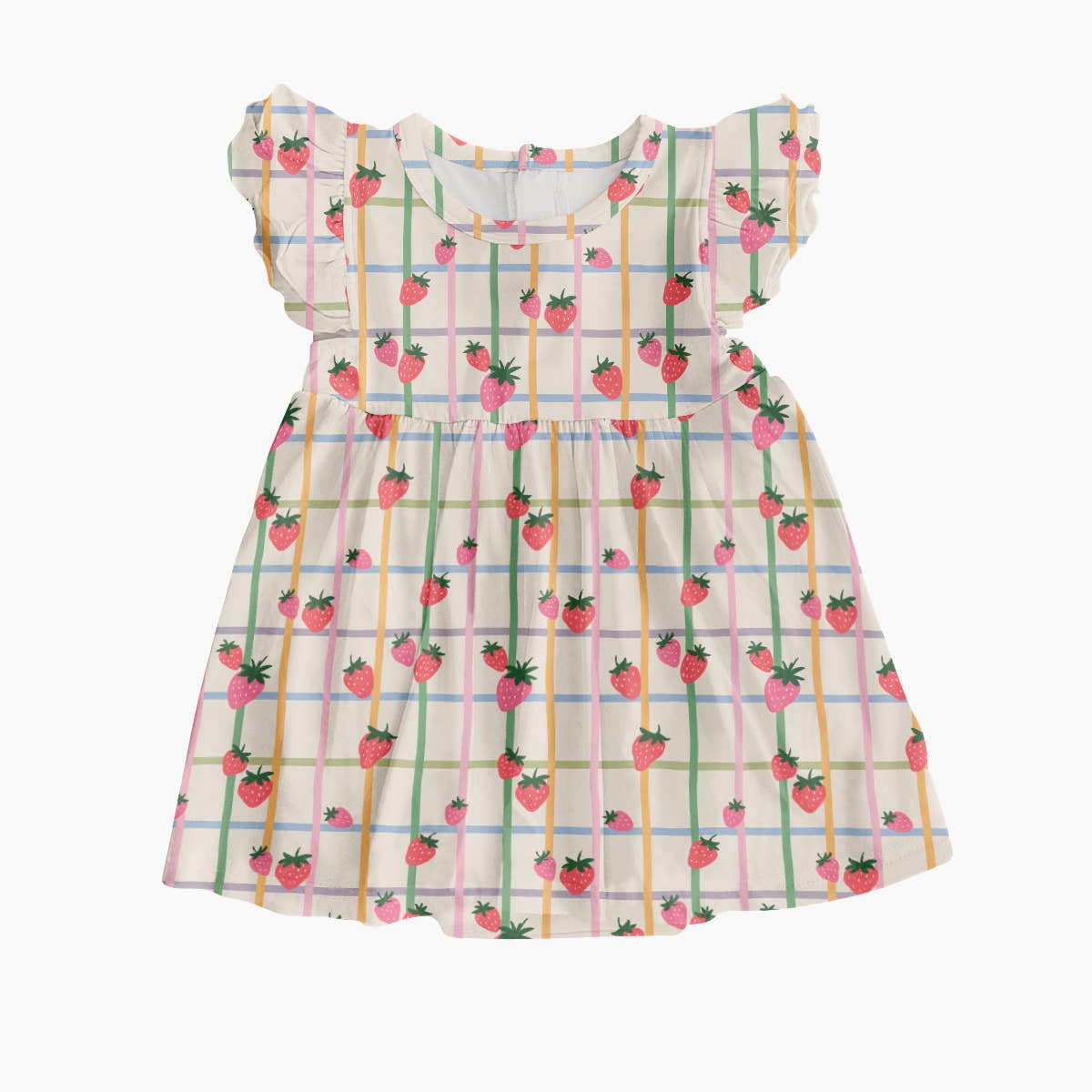 Berry Patch (Strawberries) Bodysuit Dress 