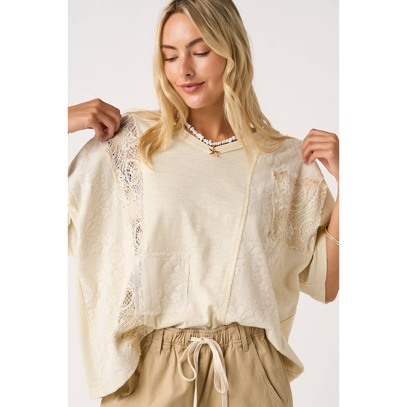 Liz Patchwork Top