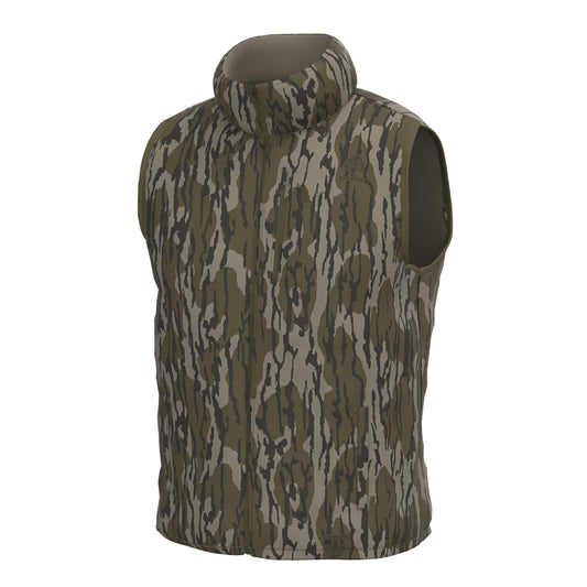 Duck Down Reversible Vest - Mossy Oak Bottomland
