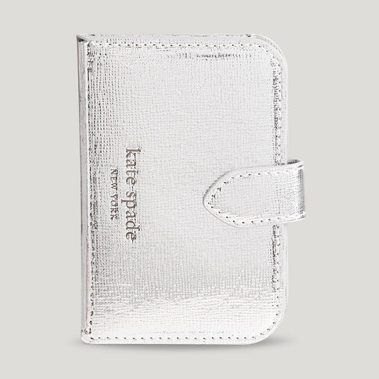 Kate spade new york Morgan Wallet MagSafe Metallic Silver