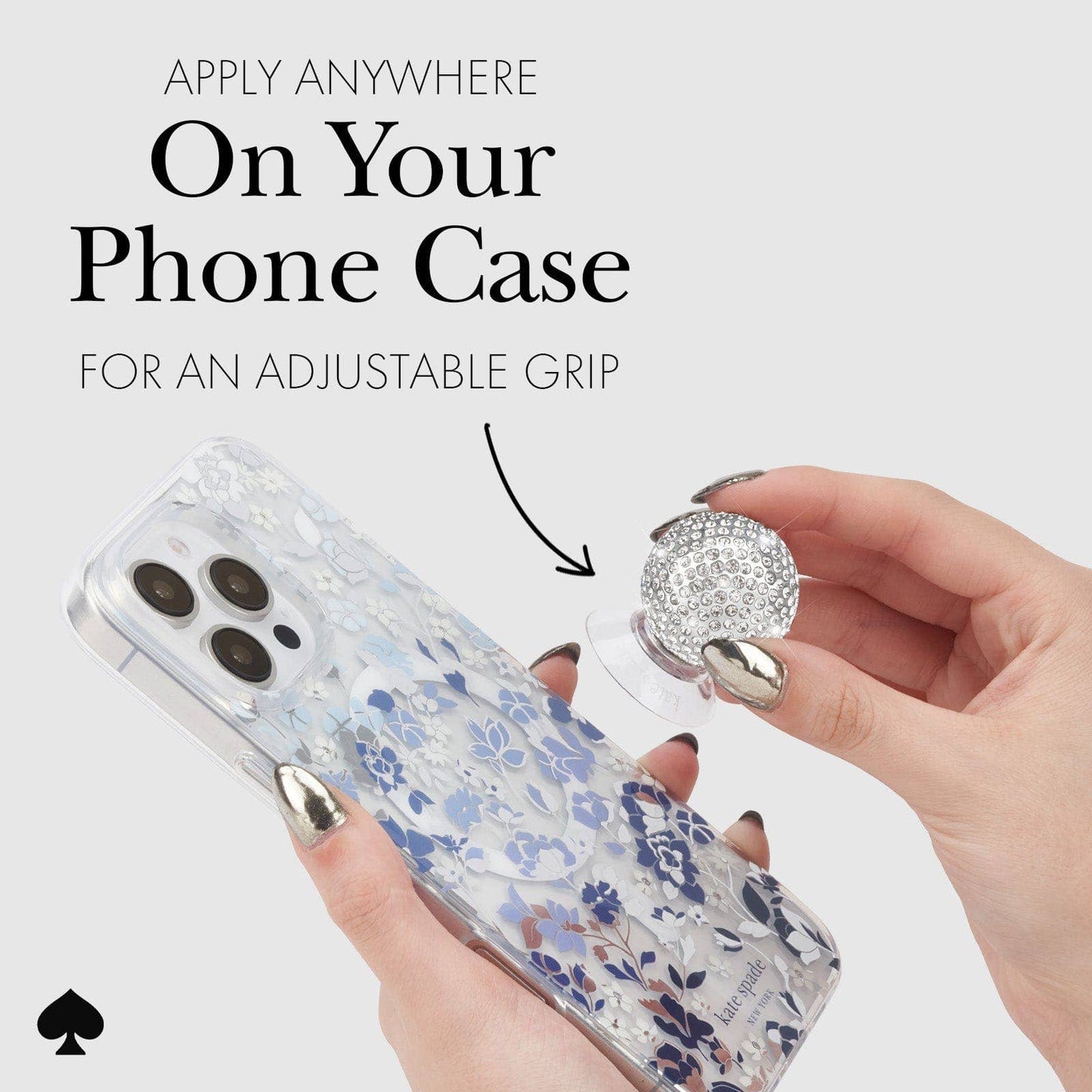 Kate spade new york Grip and StandSet in Stone