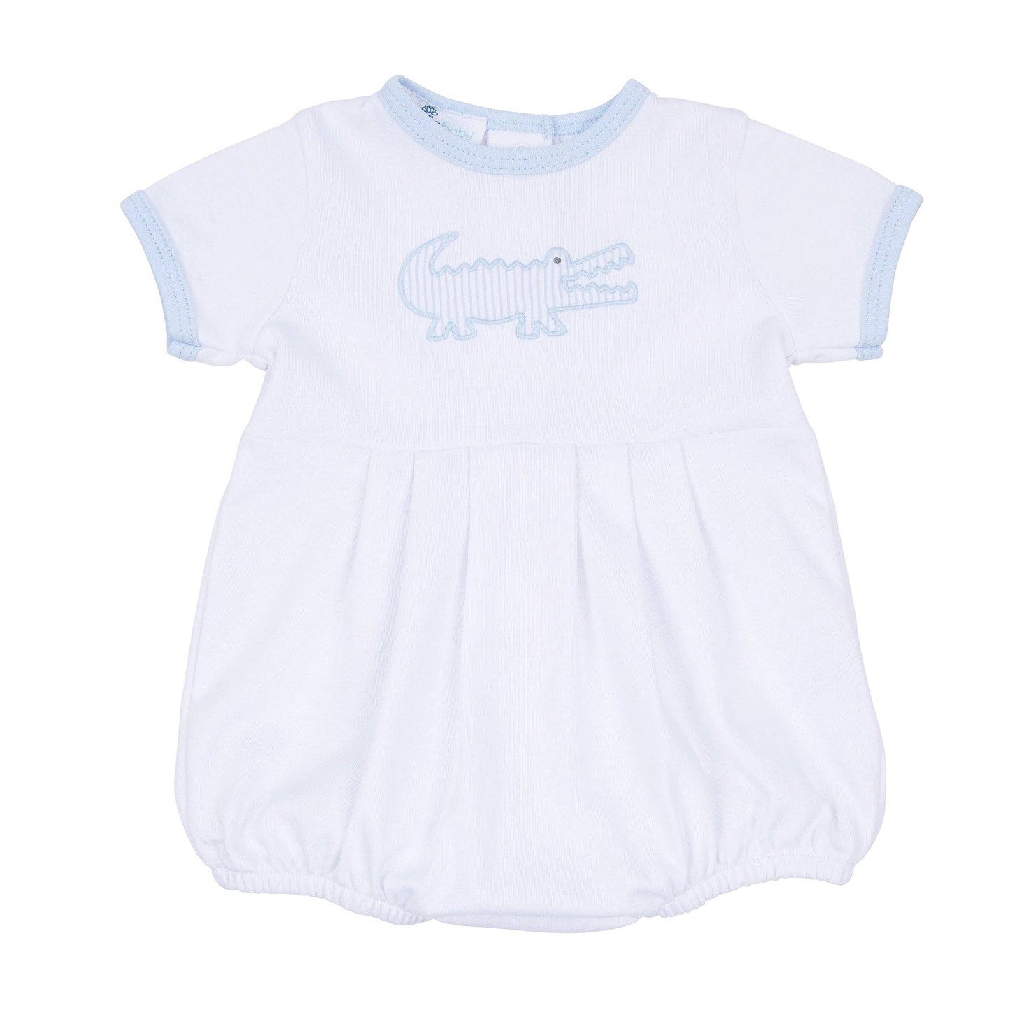 Gator Applique Bubble - Light Blue