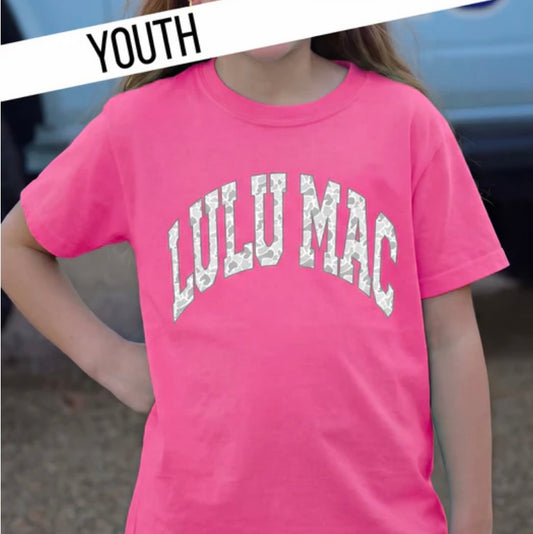 Camo Neon Pink Youth