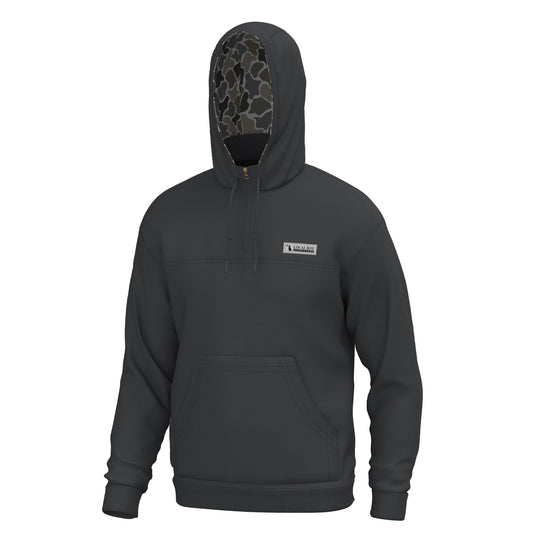 Quarter Zip Hoodie - Charcoal