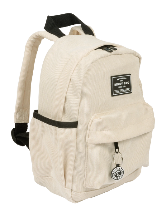 Binky Bro- Cream Cord Backpack