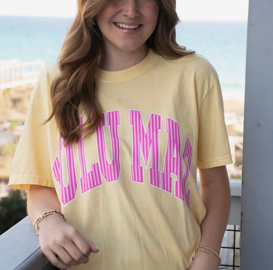 Yellow/ Pink Stripes