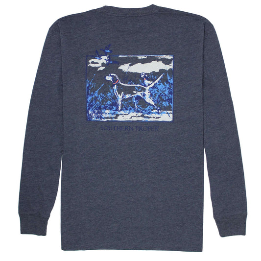 Sporting Life Tee: Heather Proper Navy