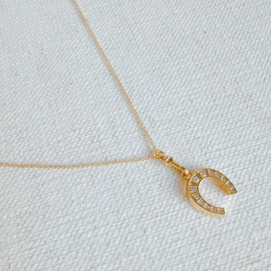 Horseshoe Pendant Necklace