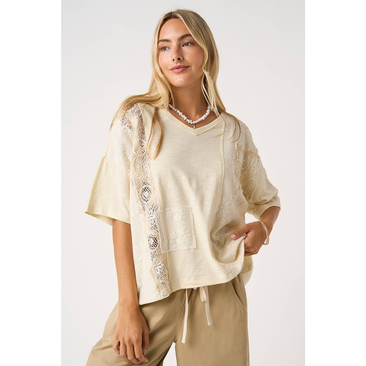 Liz Patchwork Top