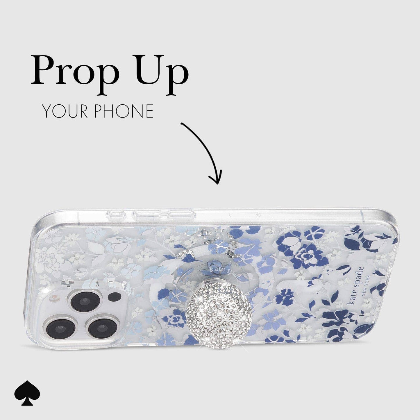 Kate spade new york Grip and StandSet in Stone
