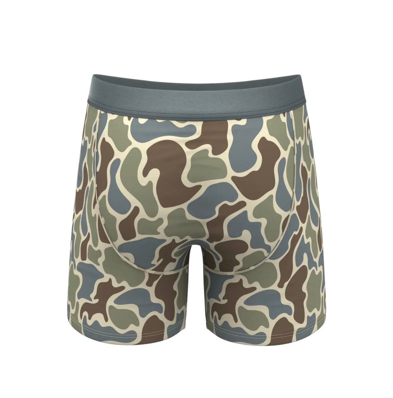 The Blender - Grey Duck Camo Ball Hammock® Pouch Underwear With Fly