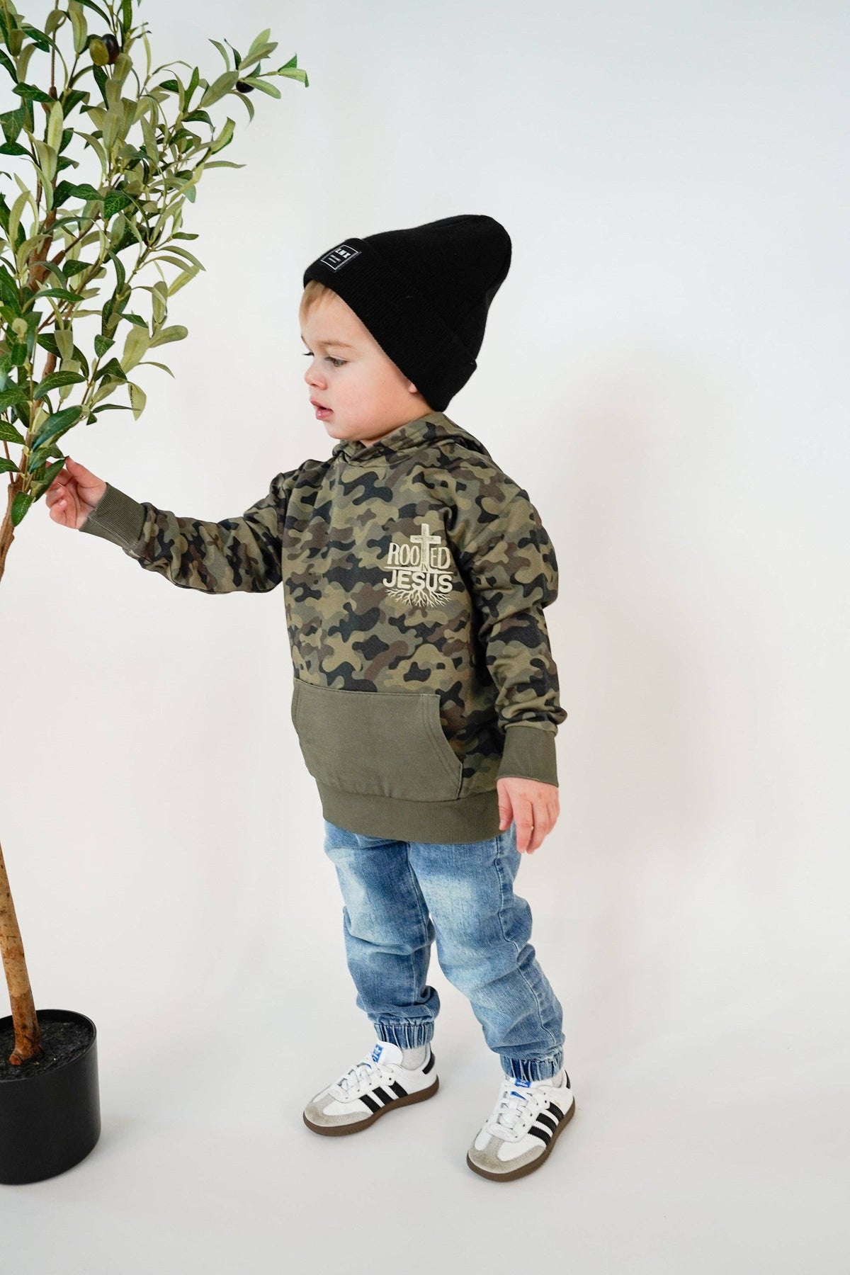 Rooted In Jesus Kids Hoodie