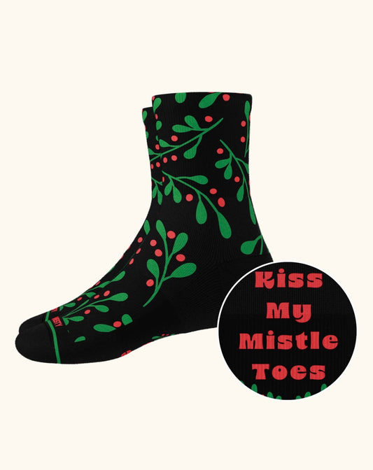 The Kiss Me There | Heel Hammock Crew Socks