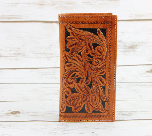Tooled Leather Rodeo Wallet
